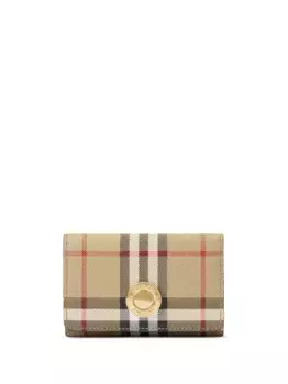 Кошелек в клетку Vintage Check BURBERRY, нейтральный