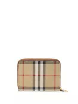 Кошелек в клетку Vintage Check BURBERRY, нейтральный