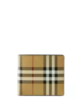 Кошелек в клетку Vintage Check BURBERRY, нейтральный