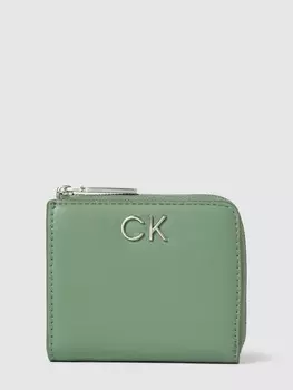 Кошелек в однотонном дизайне Calvin Klein, мятный
