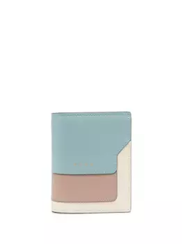 Кошелек в стиле колор-блок Marni, нейтральный