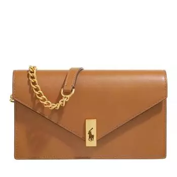 Кошелек wallet on a chain small Polo Ralph Lauren, коричневый