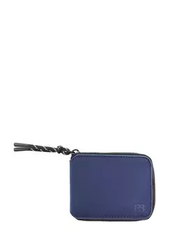 Кошелек WITH ZIP PULL&BEAR, цвет dark blue