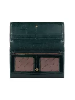 Кошелек Wittchen Wallet Verona Collection (H) 10 x (B) 18,5 cm, цвет Dark green