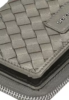 Кошелек Wojas, серебристый