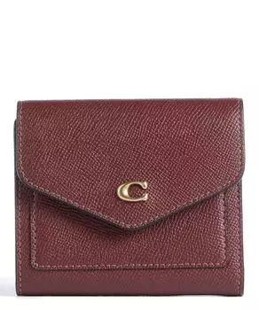 Кошелек Wyn из зернистой яловой кожи Coach, красный