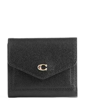 Кошелек Wyn из зернистой яловой кожи Coach, черный
