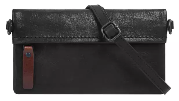 Кошелек X-Zone, натуральная кожа, черный