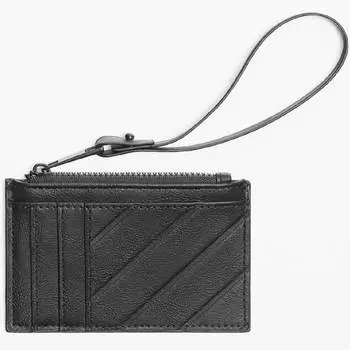 Кошелек Zara Embossed Card Holder, черный