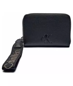Кошелек женский Calvin Klein Jeans на молнии, черный
