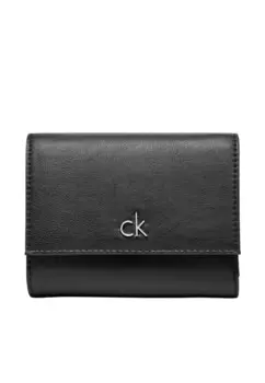 Кошелек женский Calvin Klein с логотипом бренда, черный