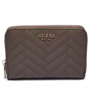 Кошелек женский Guess стеганый, коричневый