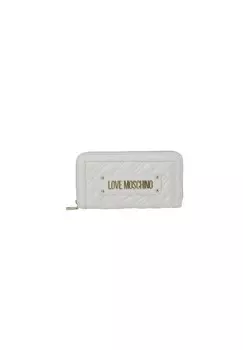 Кошелек женский Love Moschino стеганый, белый
