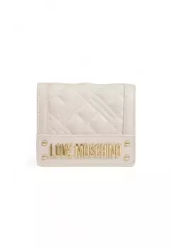 Кошелек женский Love Moschino стеганый, бежевый