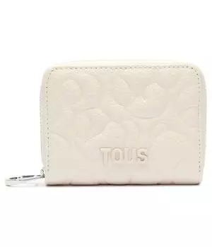Кошелек женский Tous Greta кожаный на молнии, экрю