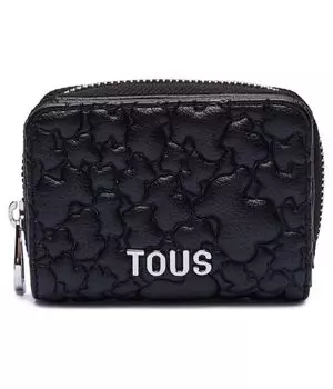 Кошелек женский Tous с тиснением, черный