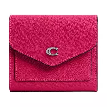 Кошелек женский Wyn Cross Grain Leather с изображением дракона COACH