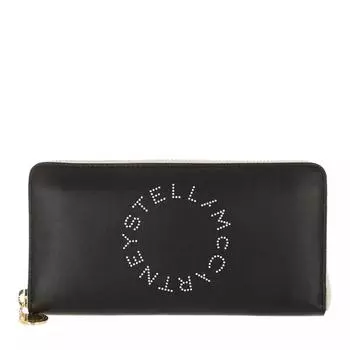 Кошелек zip wallet Stella Mccartney, черный