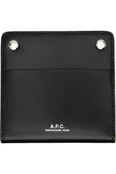 Кошелёк Andr на молнии A.P.C., цвет noir