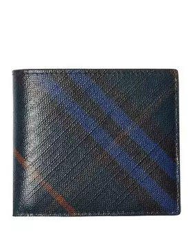 Кошелёк-бифолд Midnight Check Burberry, синий