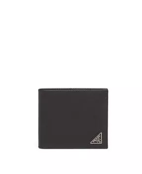 Кошелёк из кожи Saffiano Prada, черный