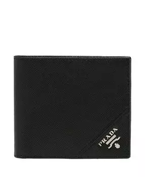 Кошелёк из кожи Saffiano Prada, черный