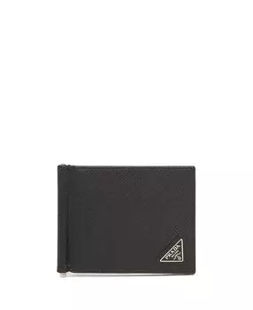 Кошелёк из кожи Saffiano Prada, черный