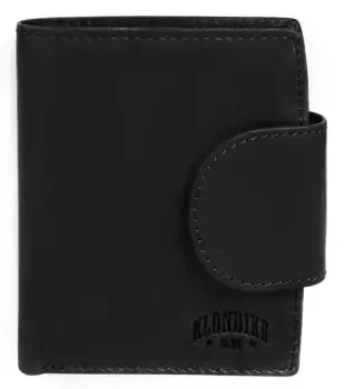 Кошелёк Клондайк 1896, натуральная кожа Klondike 1896, черный