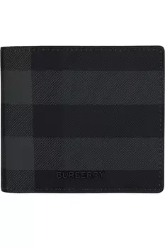 Кошелёк Ms Bill Coin бифолд Burberry, цвет charcoal