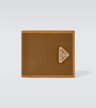 Кошелёк с отделкой из Re-Nylon кожи Prada, Sughero