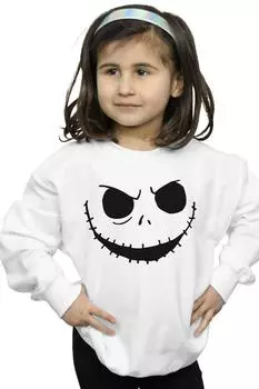 Кошмар перед Рождеством Jack's Face Bold Толстовка Disney, белый