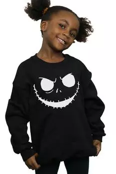 Кошмар перед Рождеством Jack's Face Bold Толстовка Disney, черный