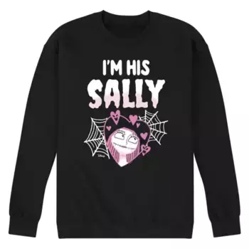 Кошмар перед Рождеством, мужская флисовая толстовка «Я его Салли» Disney, черный