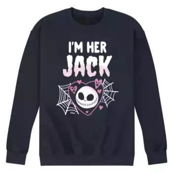 Кошмар перед Рождеством, мужская флисовая толстовка «Я ее» Disney, синий