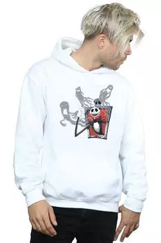 Кошмар перед Рождеством: Толстовка с капюшоном «Призраки Джека» Disney, белый