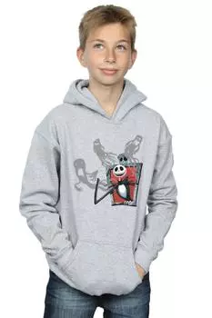 Кошмар перед Рождеством: Толстовка с капюшоном «Призраки Джека» Disney, серый