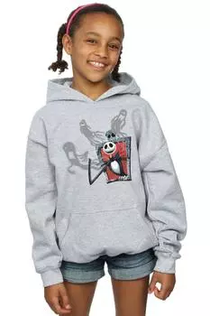 Кошмар перед Рождеством: Толстовка с капюшоном «Призраки Джека» Disney, серый