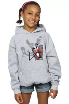 Кошмар перед Рождеством: Толстовка с капюшоном «Призраки Джека» Disney, серый