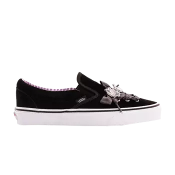 Кошмар перед Рождеством x Классические слипоны Vans, черный