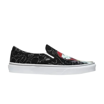 Слипоны Кошмар перед Рождеством x Vans, черный