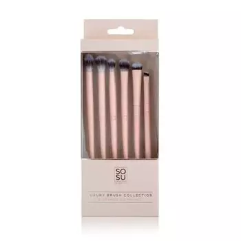 Косметическая кисть Luxury Brush Collection Brochas para Ojos Sosu, 6 unidades