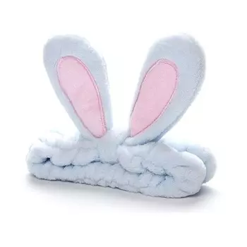 Косметическая повязка на голову с синими кроличьими ушками Inna Marka