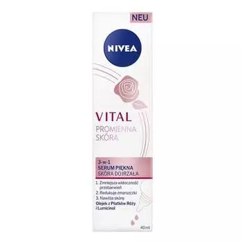 Косметическая сыворотка 3в1 40мл Vital Radiant Skin, Nivea