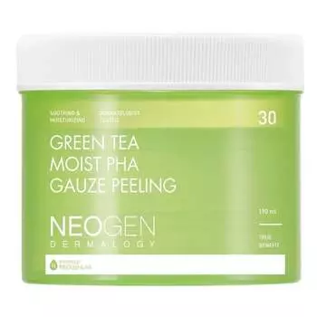 Косметические подушечки, 190мл Neogen Green Tea Moist PHA Gauze Peeling