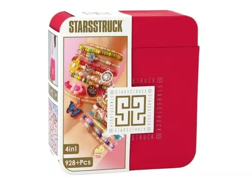 Косметический набор для изготовления ювелирных изделий в коробке, запонки с подвеской Lean Toys