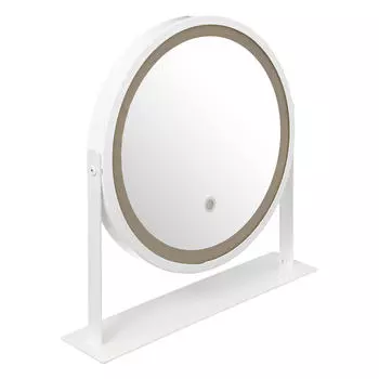 Косметическое зеркало led белое 34 см, белый