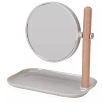 Косметическое зеркало с металлическим подносом Eleganza