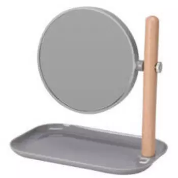 Косметическое зеркало с металлическим подносом Eleganza