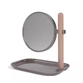 Косметическое зеркало, серый