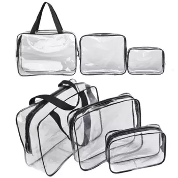 Косметичка 3 шт. Прозрачная Inna marka